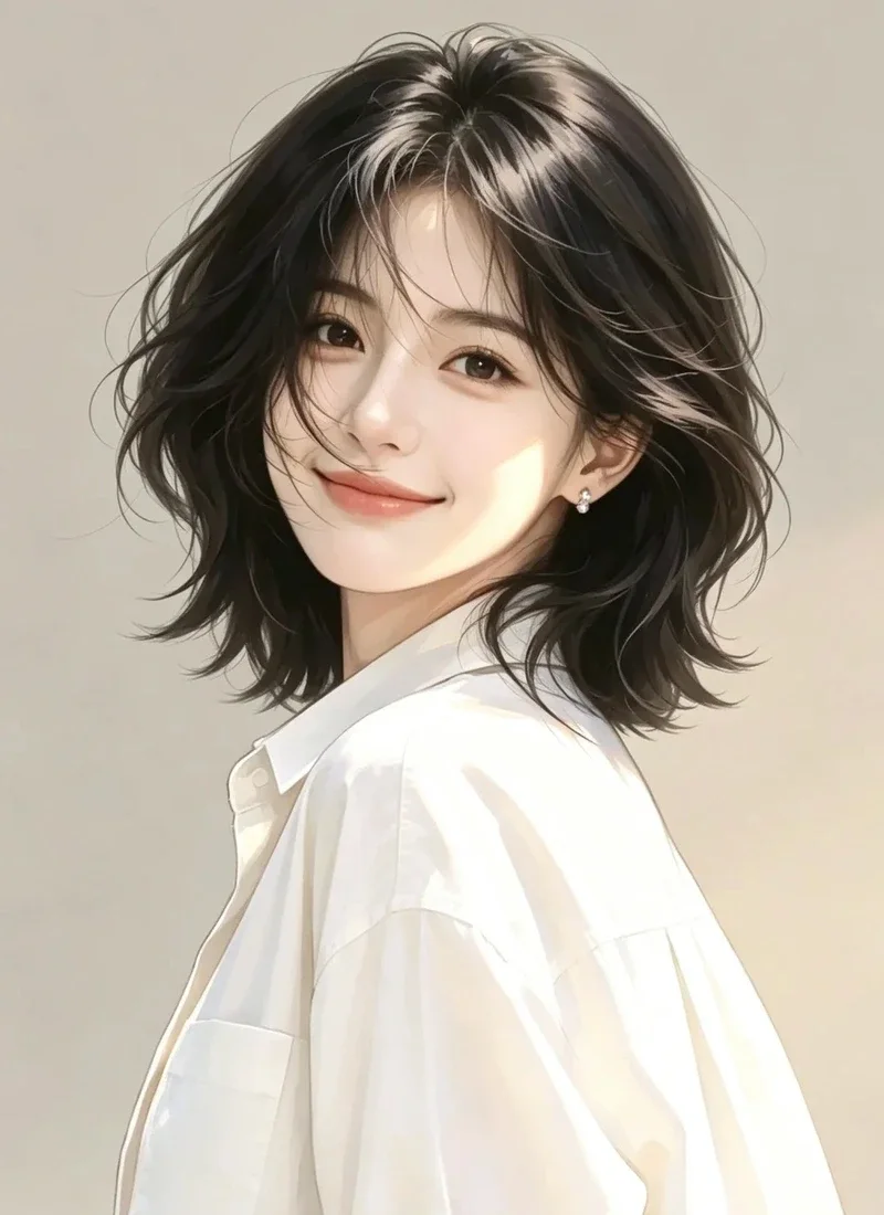 Ảnh anime nữ tóc ngắn 04